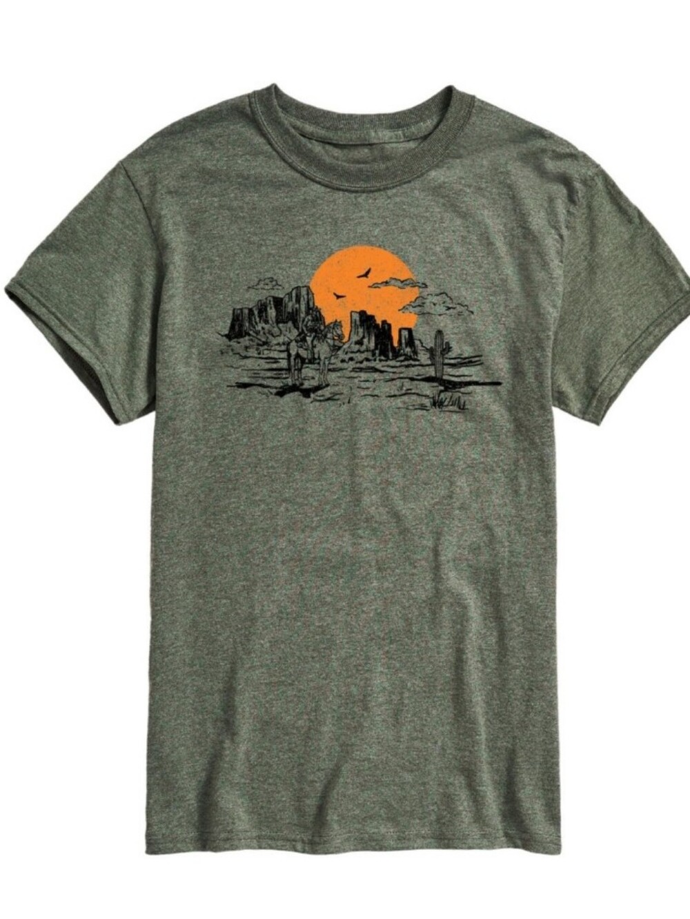Airwaves Men's Mountain Sun Short Sleeve T-shirt - Green NWT. Size Small